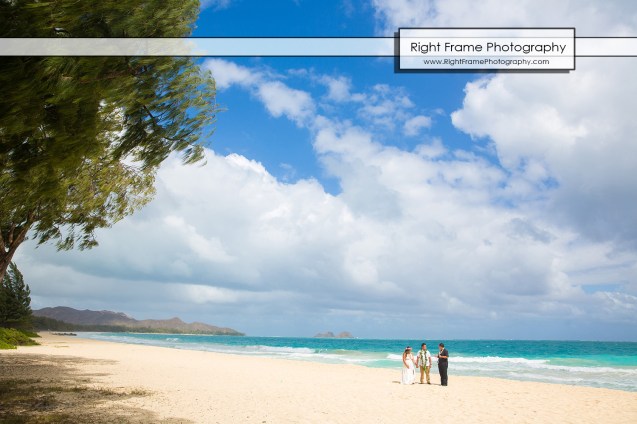 Hawaii Vow Renewal Ceremony Photography Waimanalo Beach Oahu