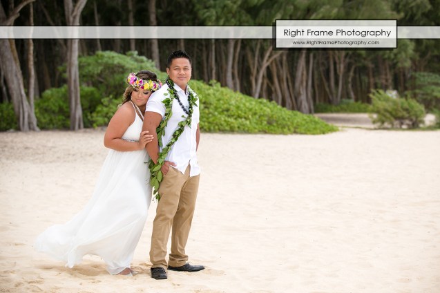 Hawaii Vow Renewal Ceremony Photography Waimanalo Beach Oahu