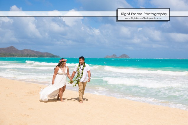 Hawaii Vow Renewal Ceremony Photography Waimanalo Beach Oahu
