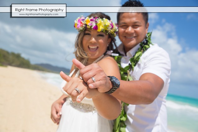 Hawaii Vow Renewal Ceremony Photography Waimanalo Beach Oahu