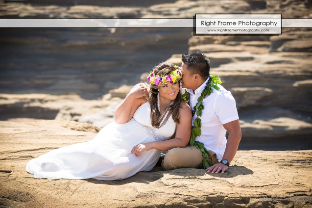 Hawaii Vow Renewal Ceremony Photography Waimanalo Beach Oahu