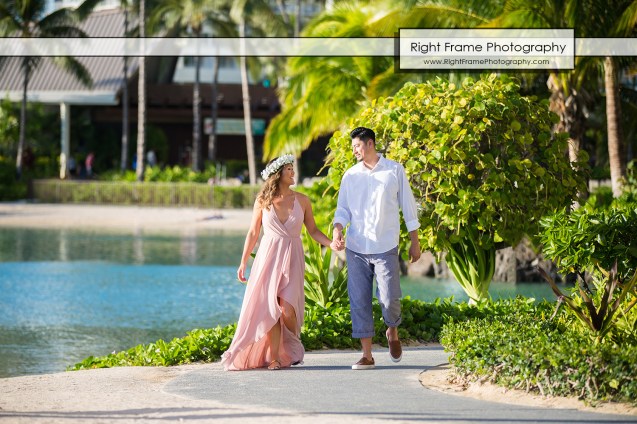 Engagement Photo Shoot at Waikiki Beach Hawaii