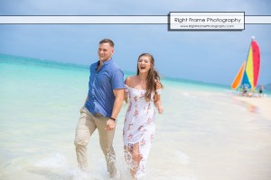 Engagement Photos at Lanikai Beach Kailua Oahu Hawaii