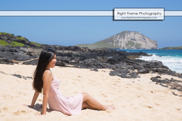 Oahu Senior Portraits at the Makapu'u Beach