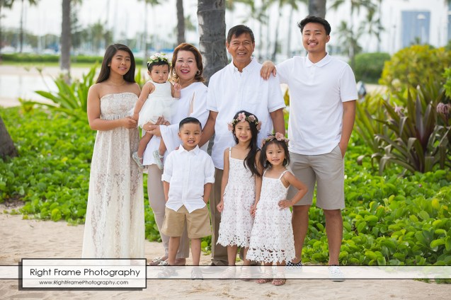 Oahu Family Portraits near Hilton The Grand Islander Waikiki Beach