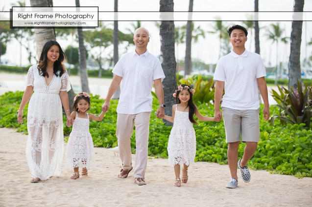 Oahu Family Portraits near Hilton The Grand Islander Waikiki Beach