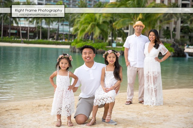Oahu Family Portraits near Hilton The Grand Islander Waikiki Beach