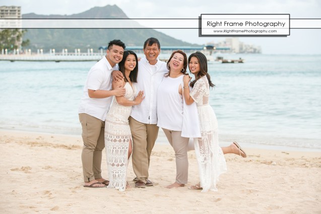 Oahu Family Portraits near Hilton The Grand Islander Waikiki Beach