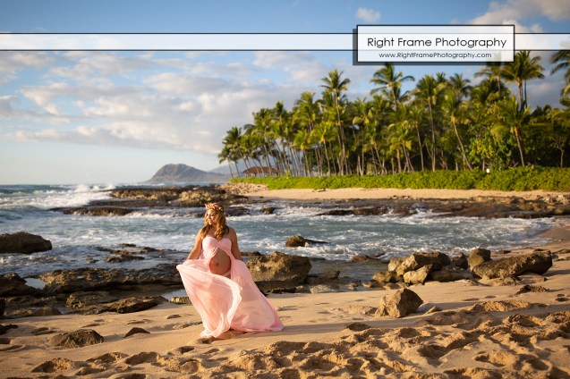 Hawaii Pregnancy Photoshoot at Ko Olina