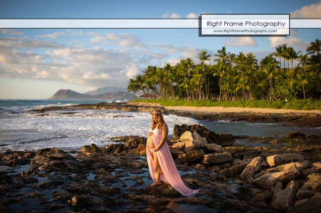 Hawaii Pregnancy Photoshoot at Ko Olina