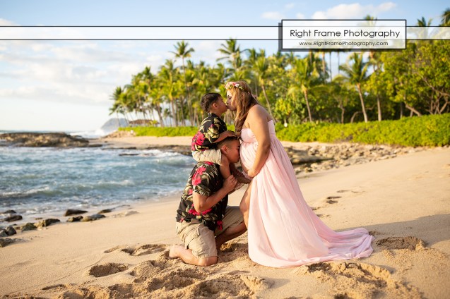 Hawaii Pregnancy Photoshoot at Ko Olina