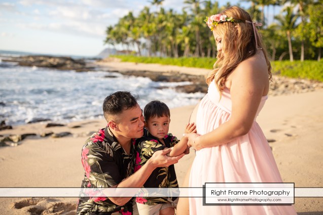 Hawaii Pregnancy Photoshoot at Ko Olina