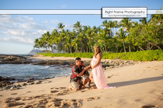 Hawaii Pregnancy Photoshoot at Ko Olina