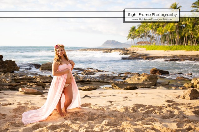 Hawaii Pregnancy Photoshoot at Ko Olina