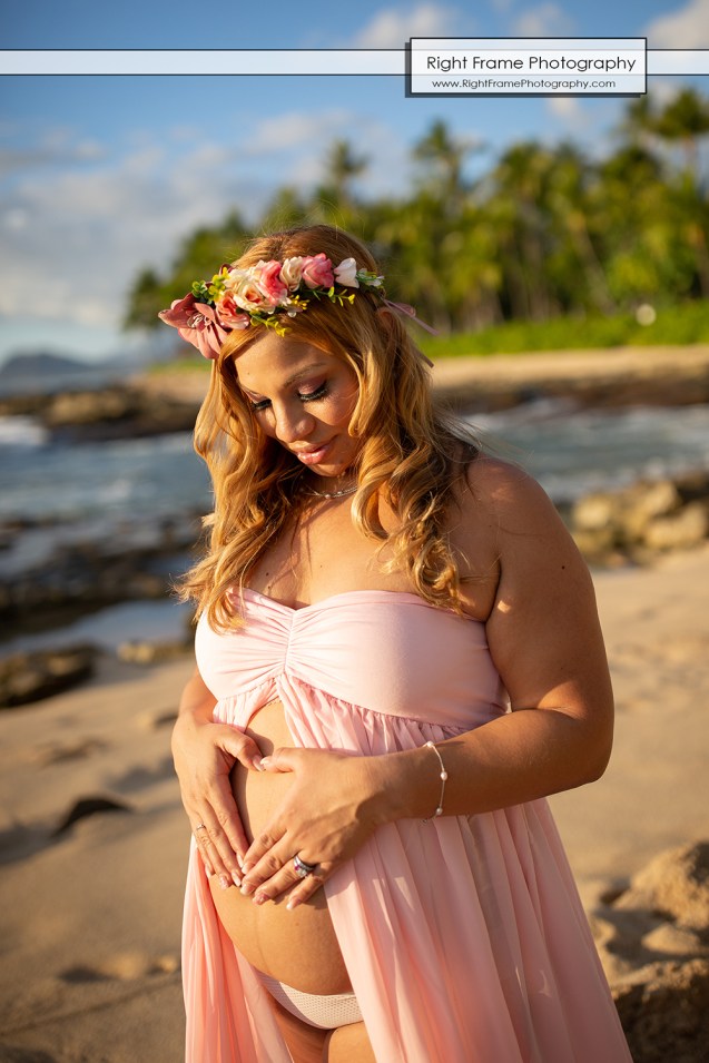 Hawaii Pregnancy Photoshoot at Ko Olina