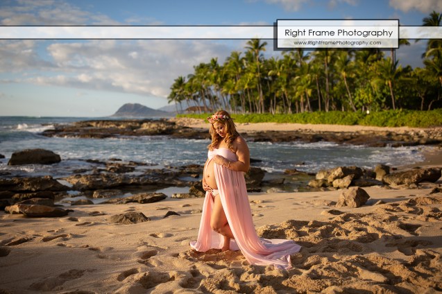 Hawaii Pregnancy Photoshoot at Ko Olina