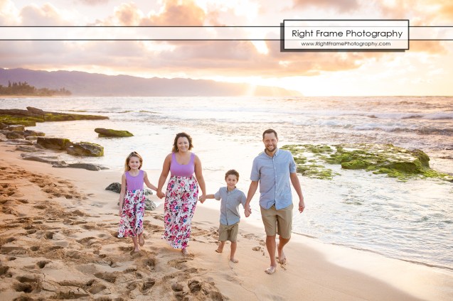 Oahu Sunset Beach Photography