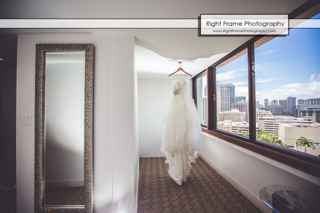 wedding in the royal hawaiian hotel