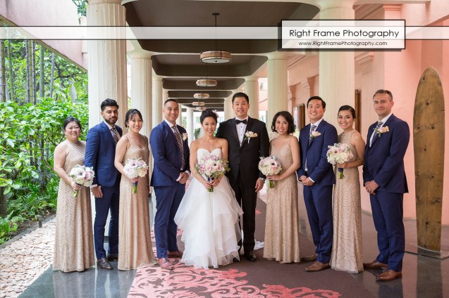 wedding in the royal hawaiian hotel