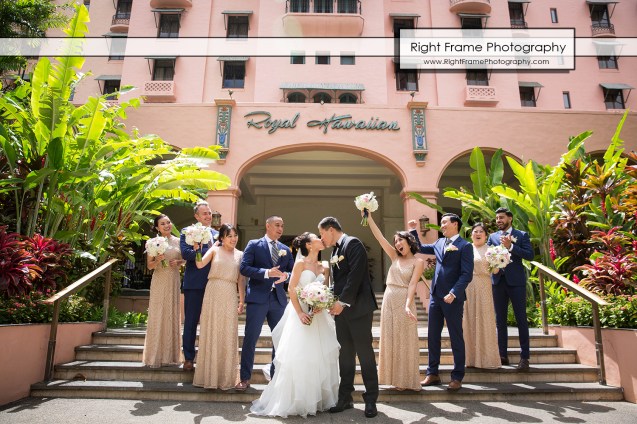 wedding in the royal hawaiian hotel