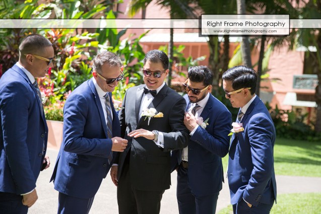 wedding in the royal hawaiian hotel