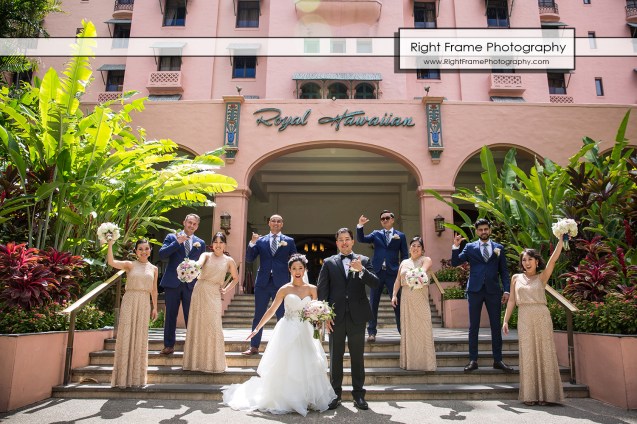 wedding in the royal hawaiian hotel