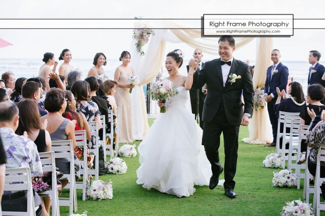 wedding in the royal hawaiian hotel